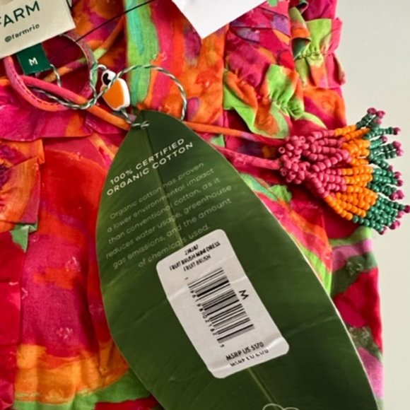 FARM RIO Fruit Brush Mini Dress - Picture 10 of 12